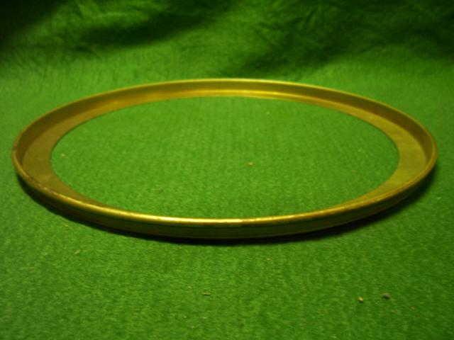 Brass plated Ring 6" diameter