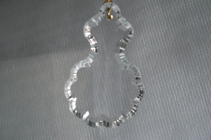 French Style Crystal Pendalogues - 2" Long