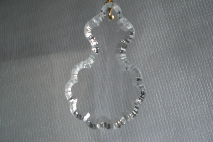 French Style Crystal Pendalogues - 3" Long