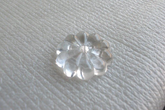 Decorative Crystal Rosette - Clear