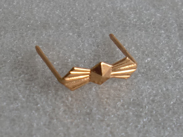 Larger Gold Bowtie Prism Pin