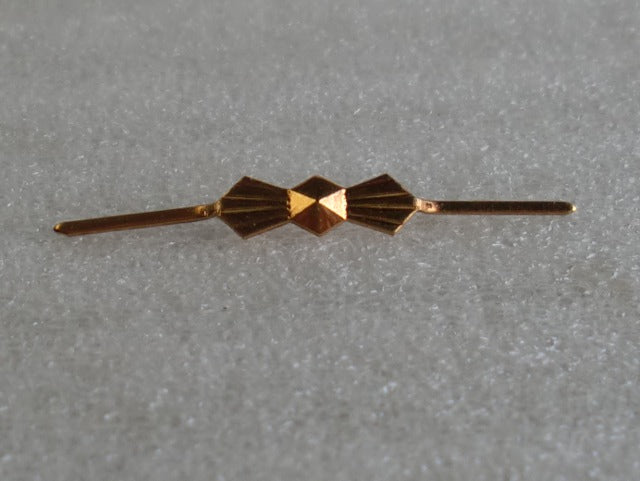 Larger Gold Bowtie Prism Pin