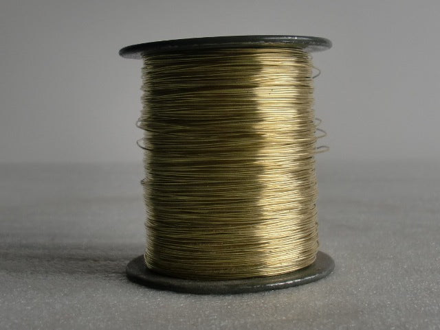 Spool of 22 Guage Brass Prism Wire