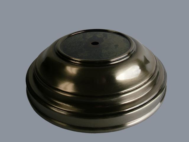 Antique Brass Finish Lamp Base Cover (Will require weighted bottom).