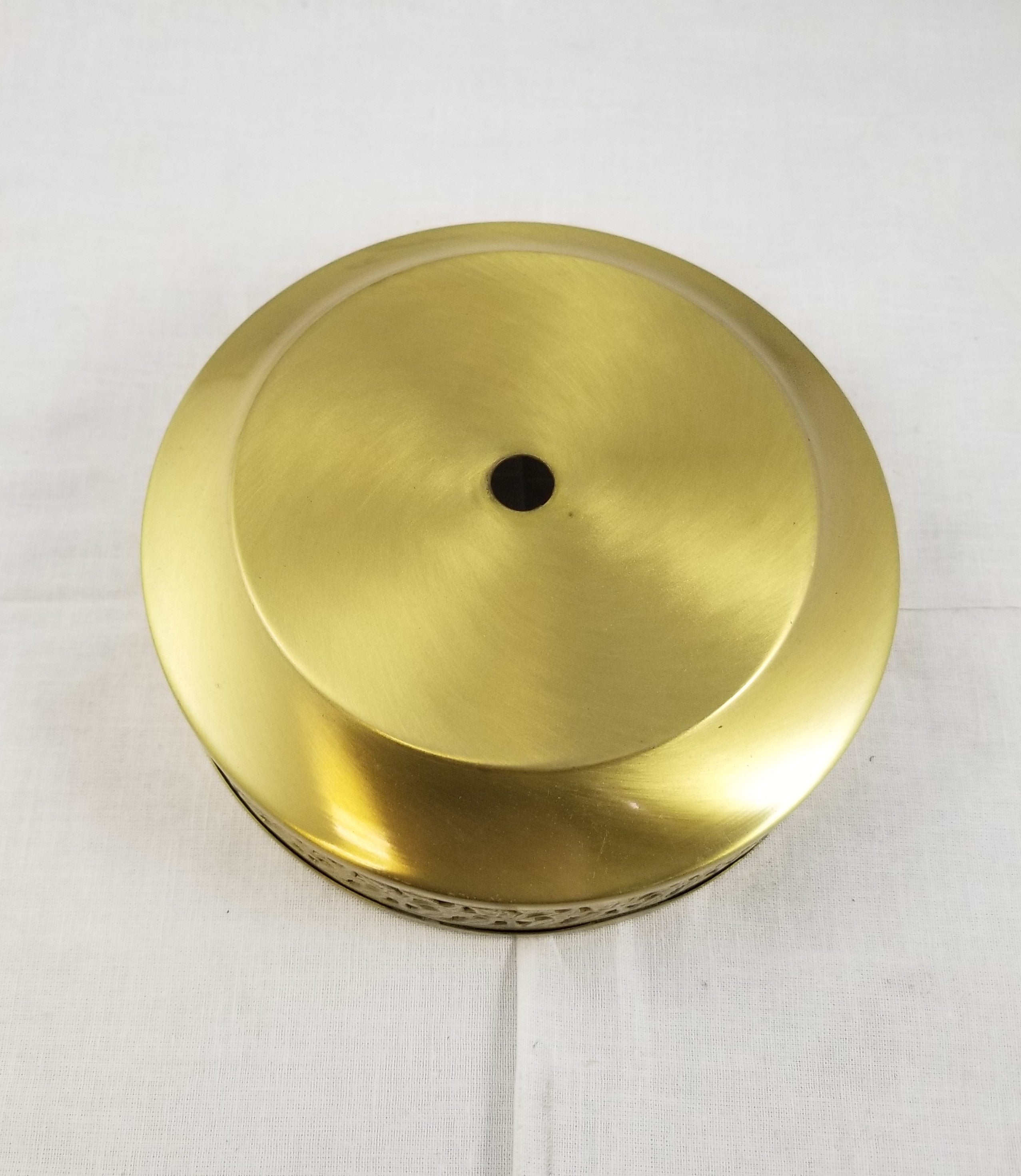 4-1/8"top - 1-3/4"ht.- Brass Plated Steel **ONLY 3 LEFT**