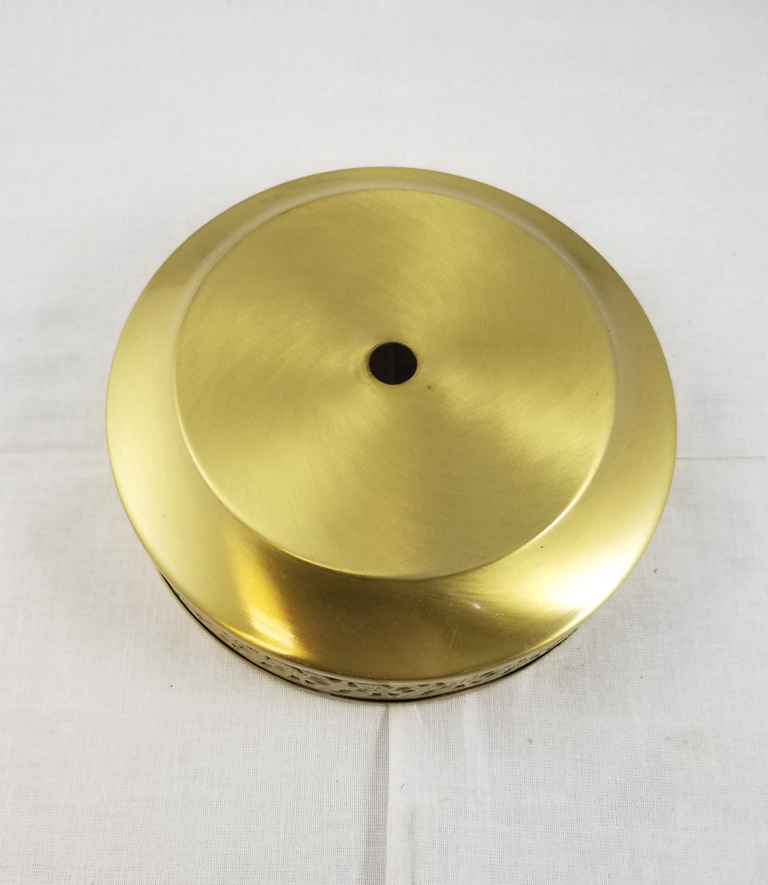 4-1/8"top - 1-3/4"ht.- Brass Plated Steel **ONLY 7 LEFT**
