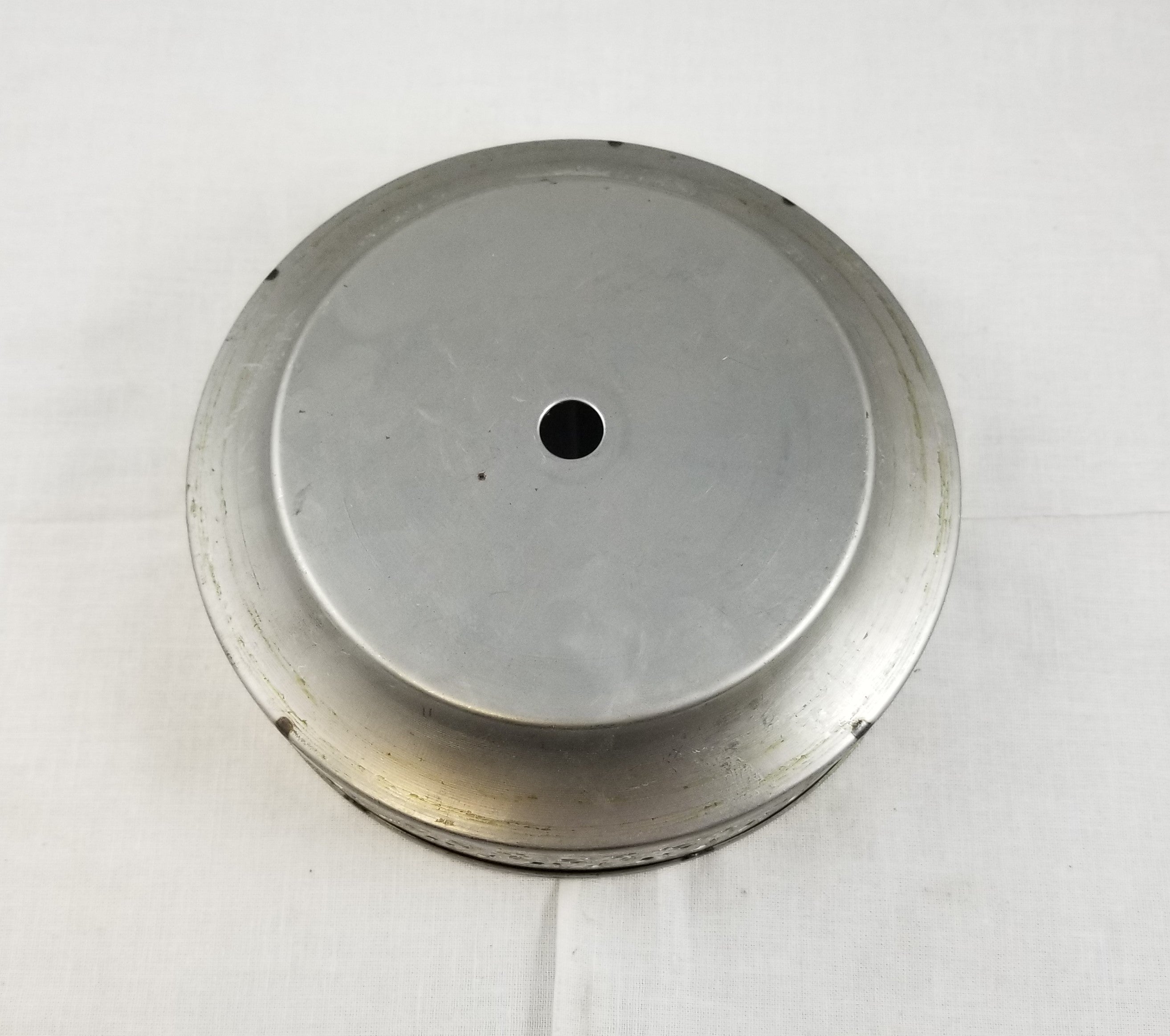 4-1/8"top - 1-3/4"ht.- Unfinished Steel Base