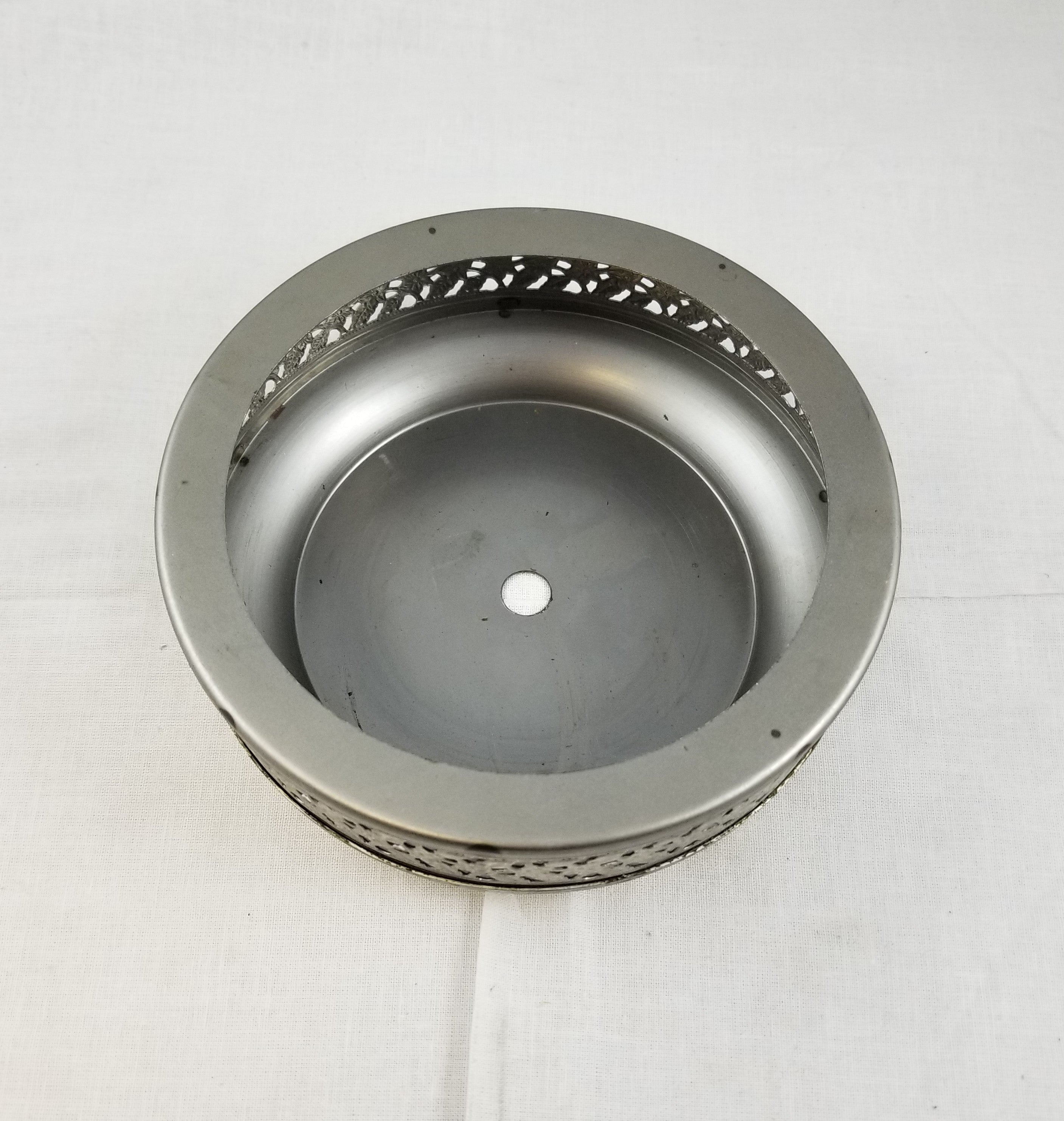 4-1/8"top - 1-3/4"ht.- Unfinished Steel Base