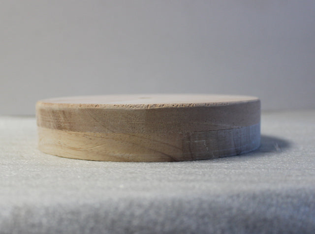 6" Round Wood Base