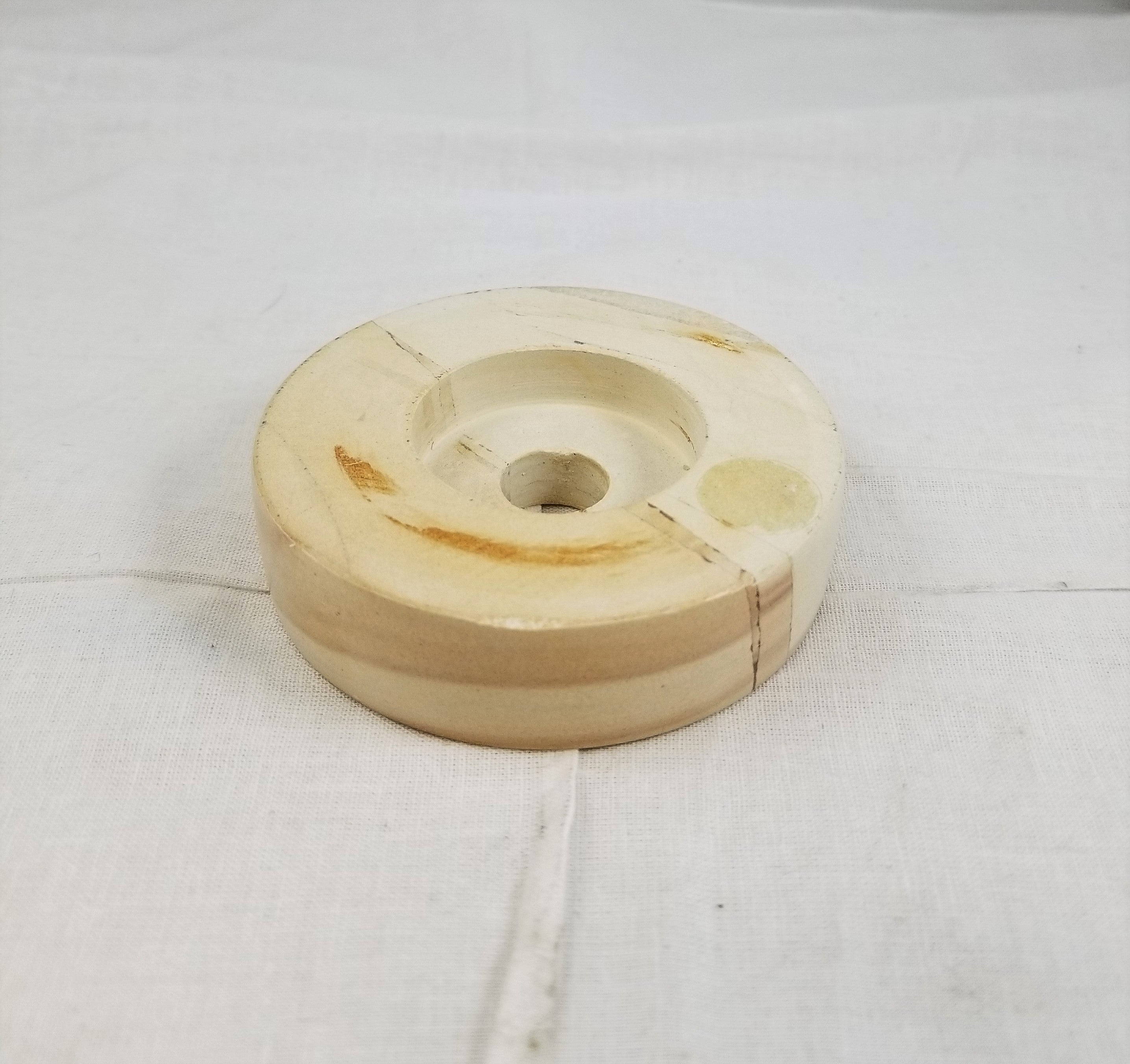 3" Marble "Teak" Base