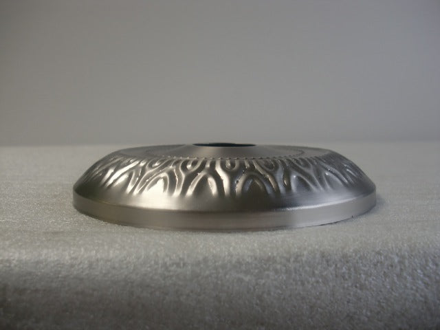4-15/16" Embossed Satin Nickel Canopy