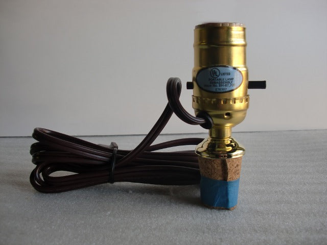 60 Second Make-A-Lamp Kit with a 1-1/4" Reducible Cork Adapter
