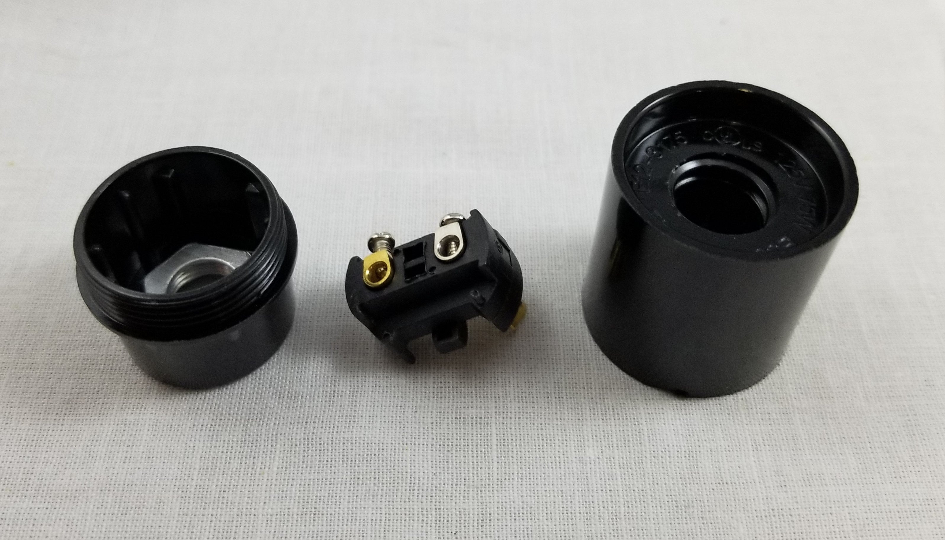 Smooth Black Screw Together Special Socket