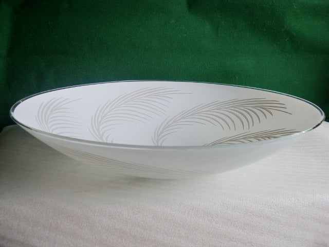 Torchiere Bowl Shade in Satin White
