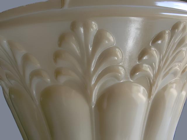 Elegant Embossing on NuGold Torchiere Shade.