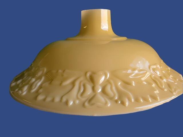 NuGold Torchiere shade with bow designs and a 2-3/4" Fitter