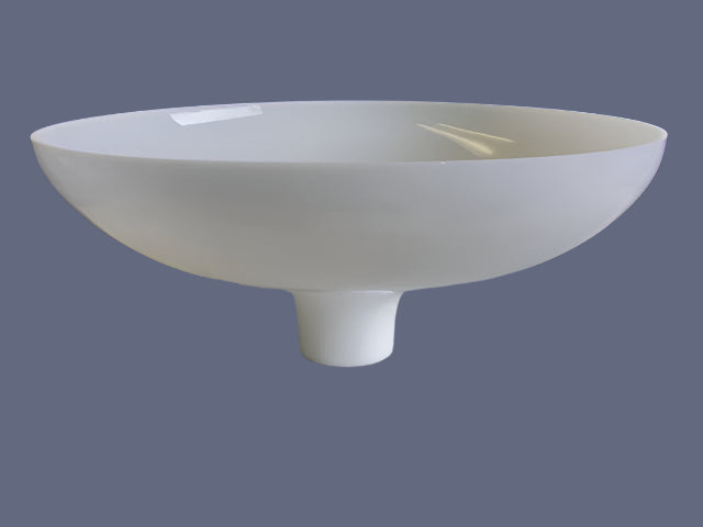 Opal Simple Torchiere Shade w/ 2-3/4" Fitter -1 Available