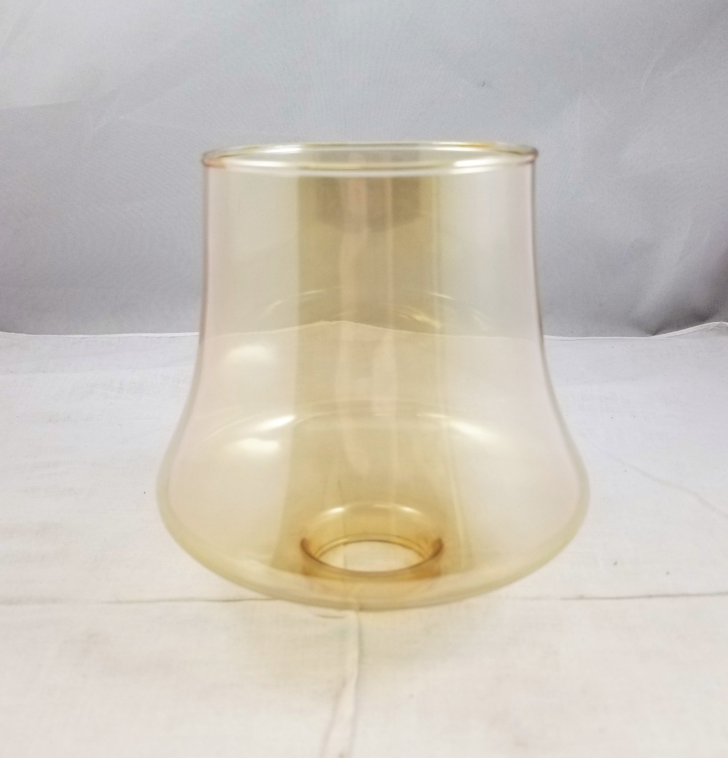 1-5/8" fitter Amber Glass Shade 5" high **OUT OF STOCK**