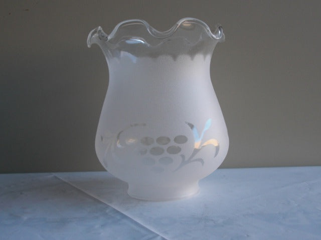 Etched glass shade new arrivals