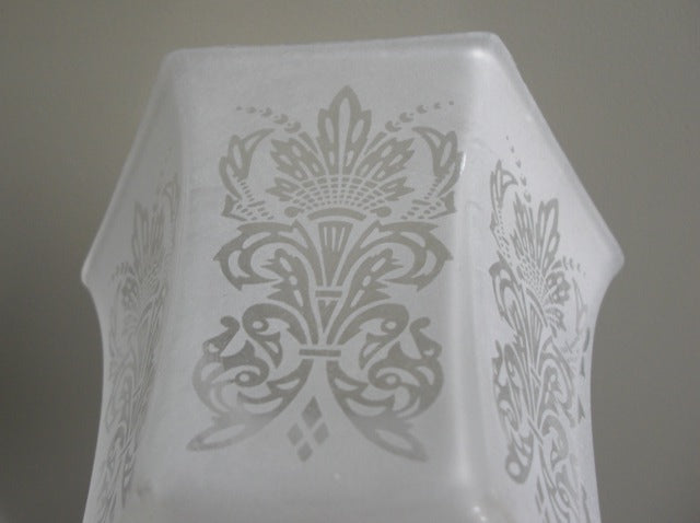 4-1/2'' Patterned Glass Shade