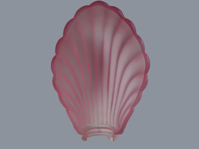 Frosted Satin Pink Glass Shade
