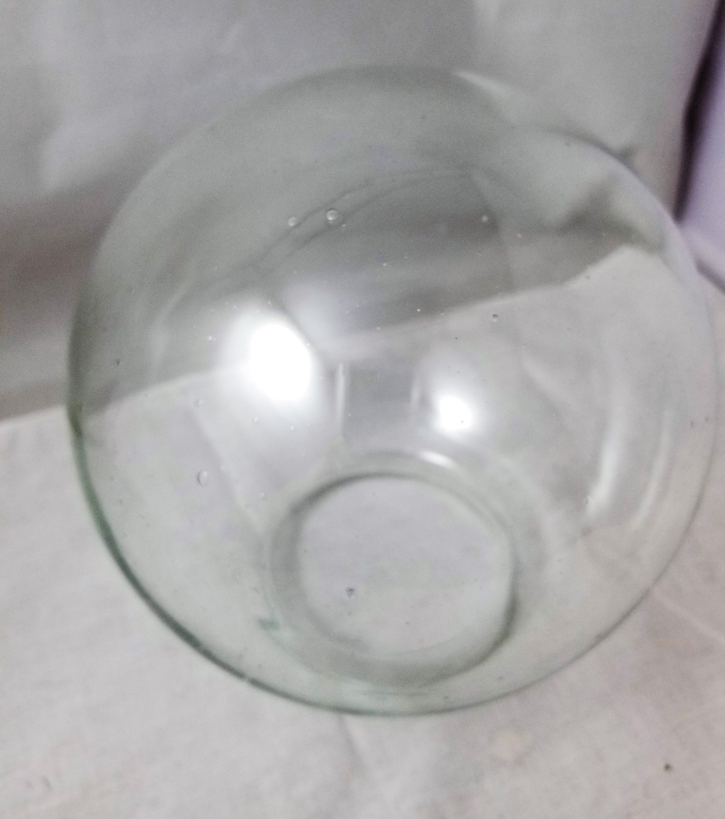 6" Globe (Clear) with Bubble Accent - 3-1/4" fitter
