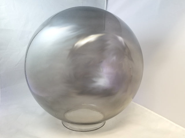 14" Domestic Gray Smoke Globe 6" Fitter