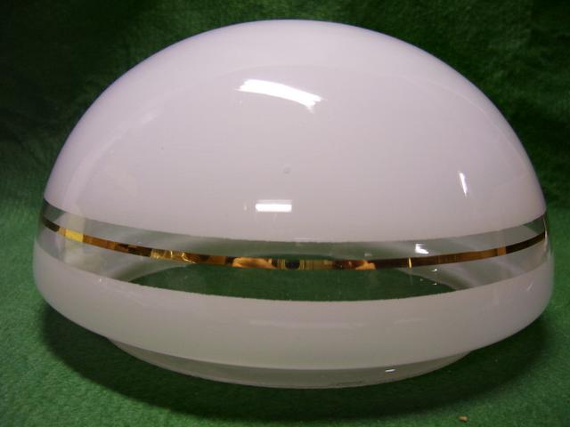 Decorative opal glass shade unit