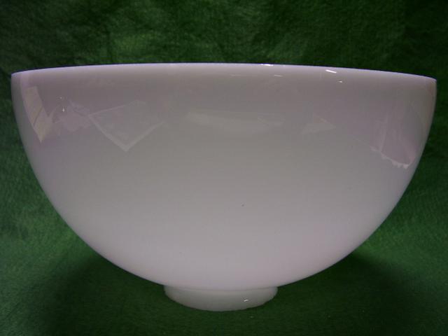 10" white Hand Blown I.E.S. Reflector Shade with a 2-7/8" fitter