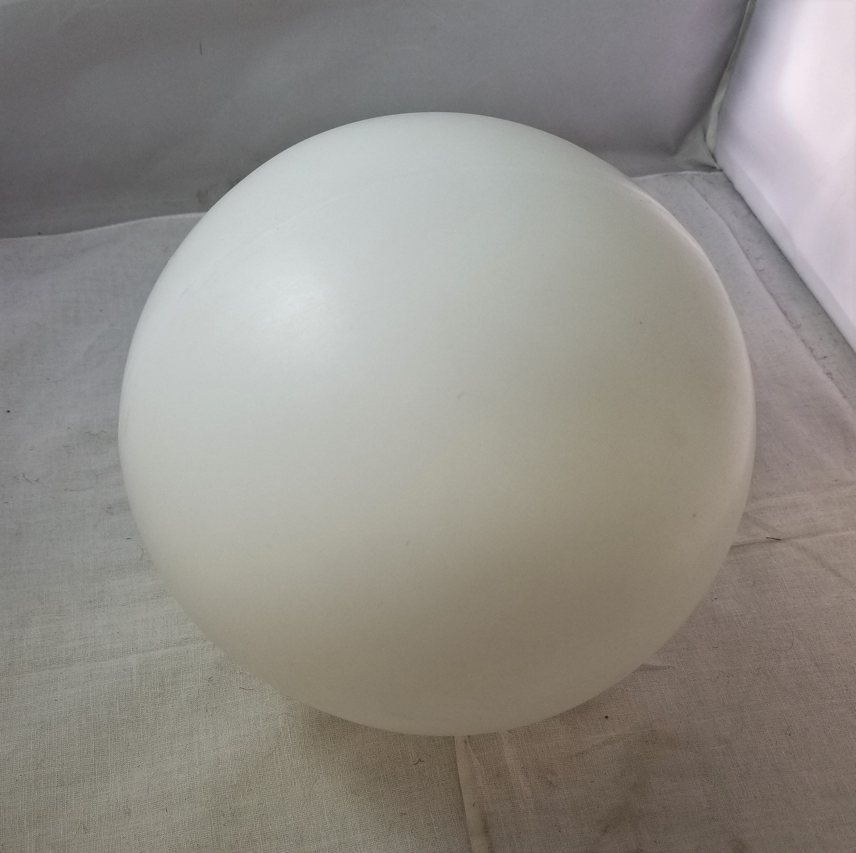 8" Plastic Globe with a 4" fitter (ONLY 6 LEFT)