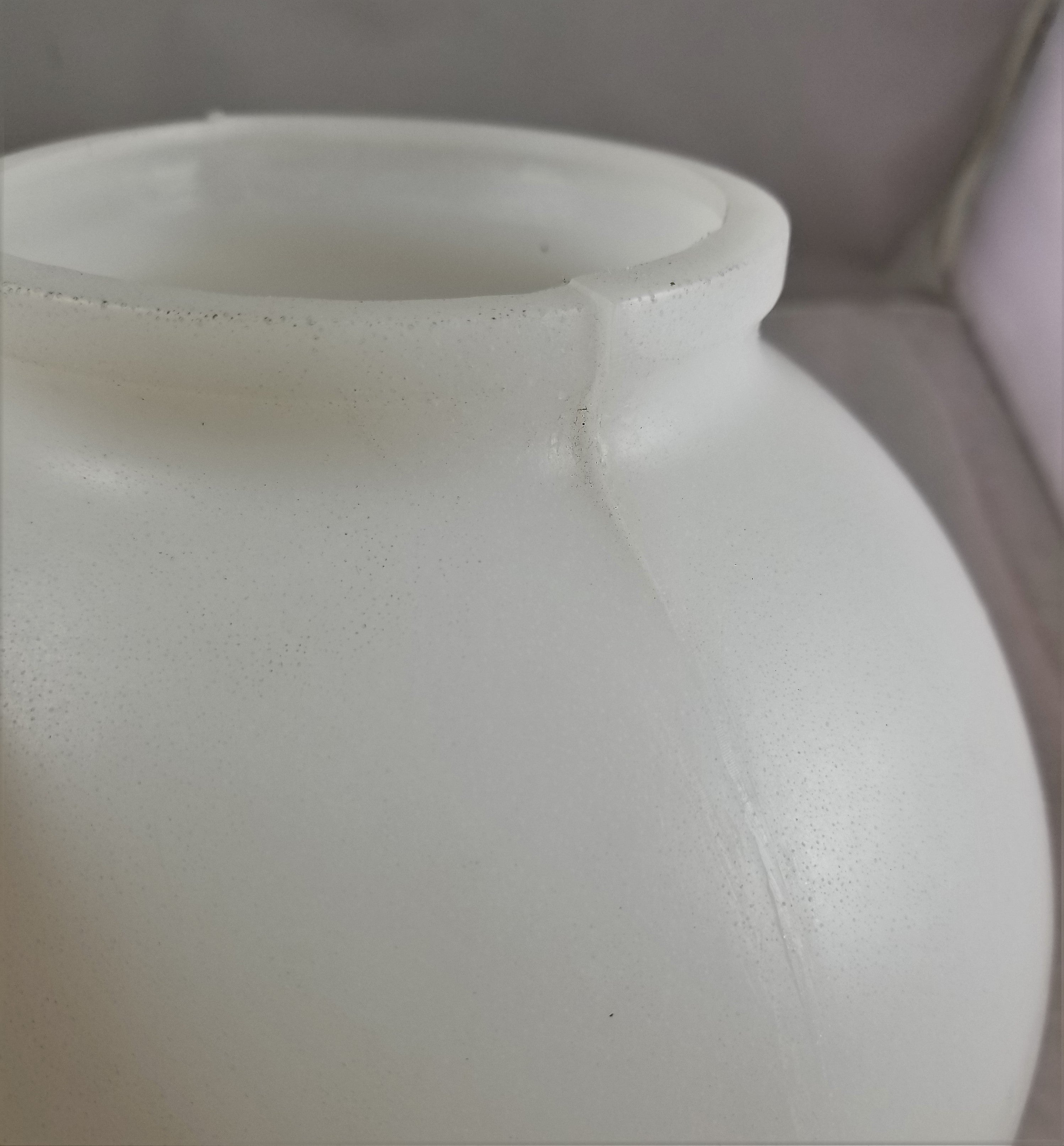 8" Plastic Globe with a 4" fitter (ONLY 6 LEFT)