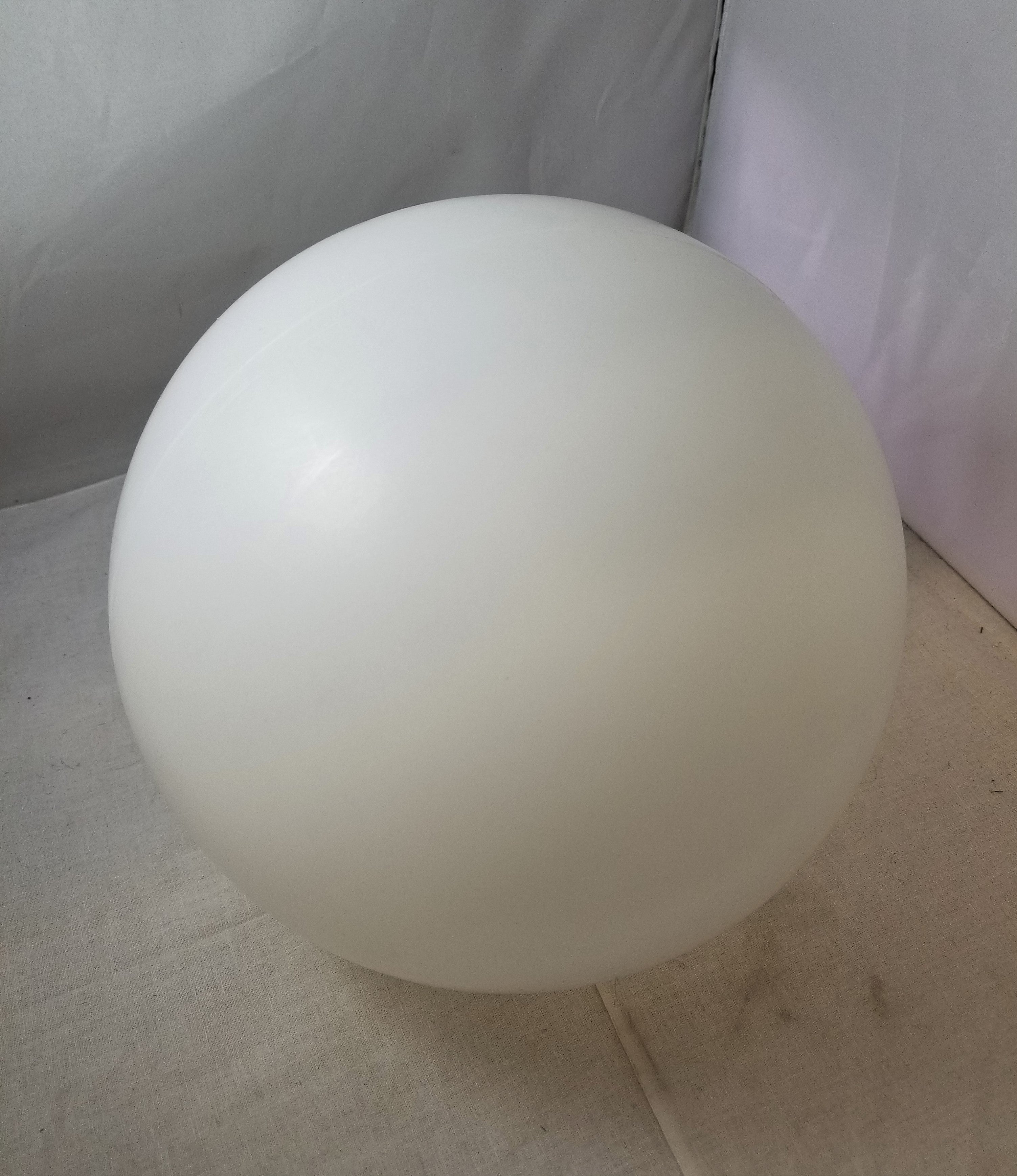 16" Neckless Plastic Globe with a 5-1/4" Hole (see all pictures or more description)