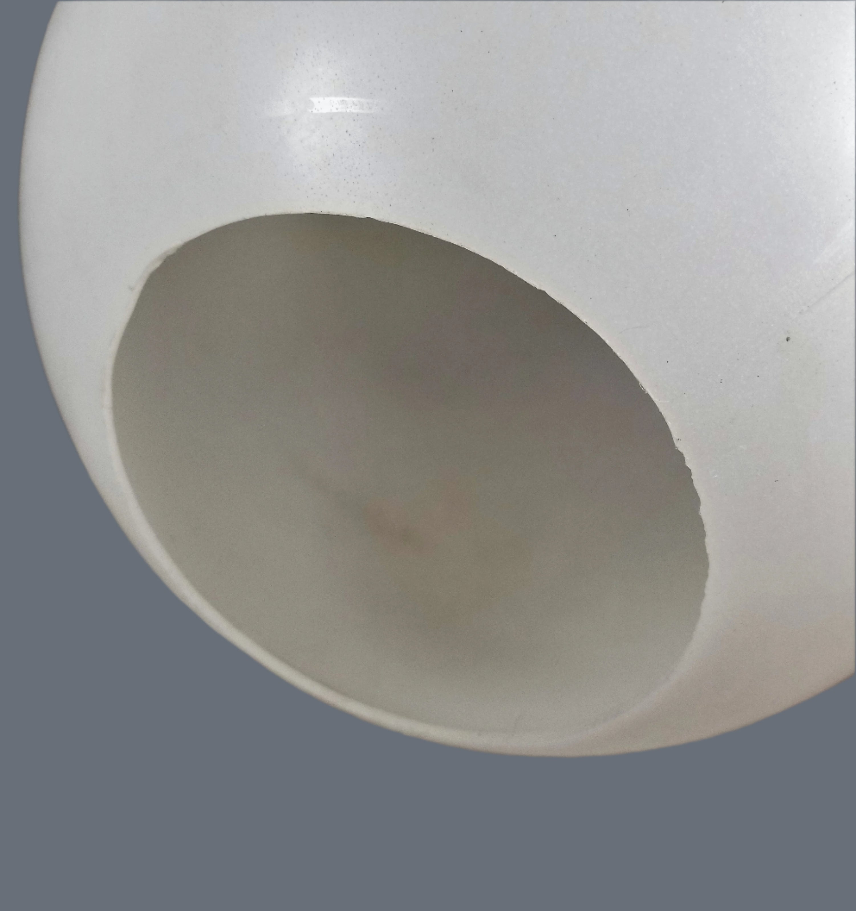 21" Plastic Globe w/ 5-1/4" Opening (see more description & more pictures)
