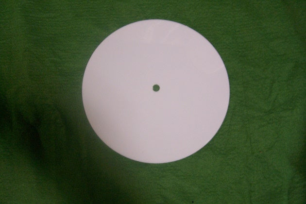 Circle Sticker, 8 dia., White Vinyl