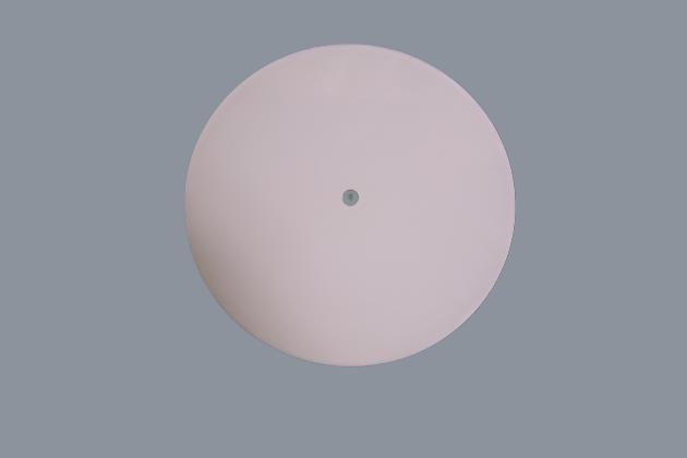 Circle Sticker, 8 dia., White Vinyl