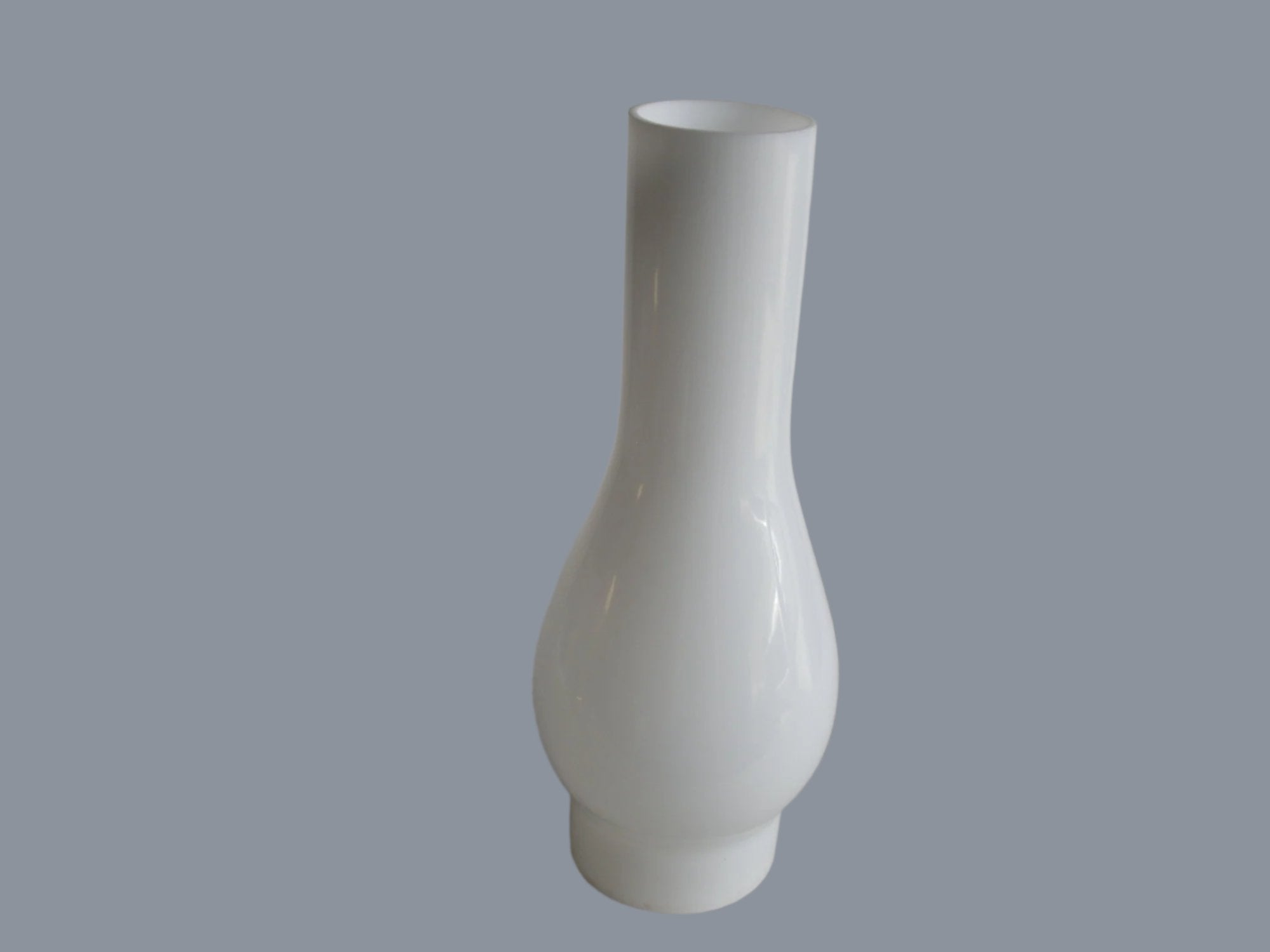 10 inch white glass chimney.