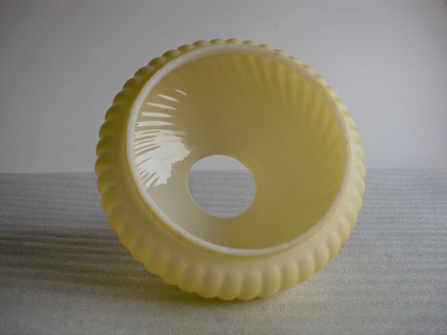 Lemon Yellow Swirl Shade with a 4-5/8" Fitter
