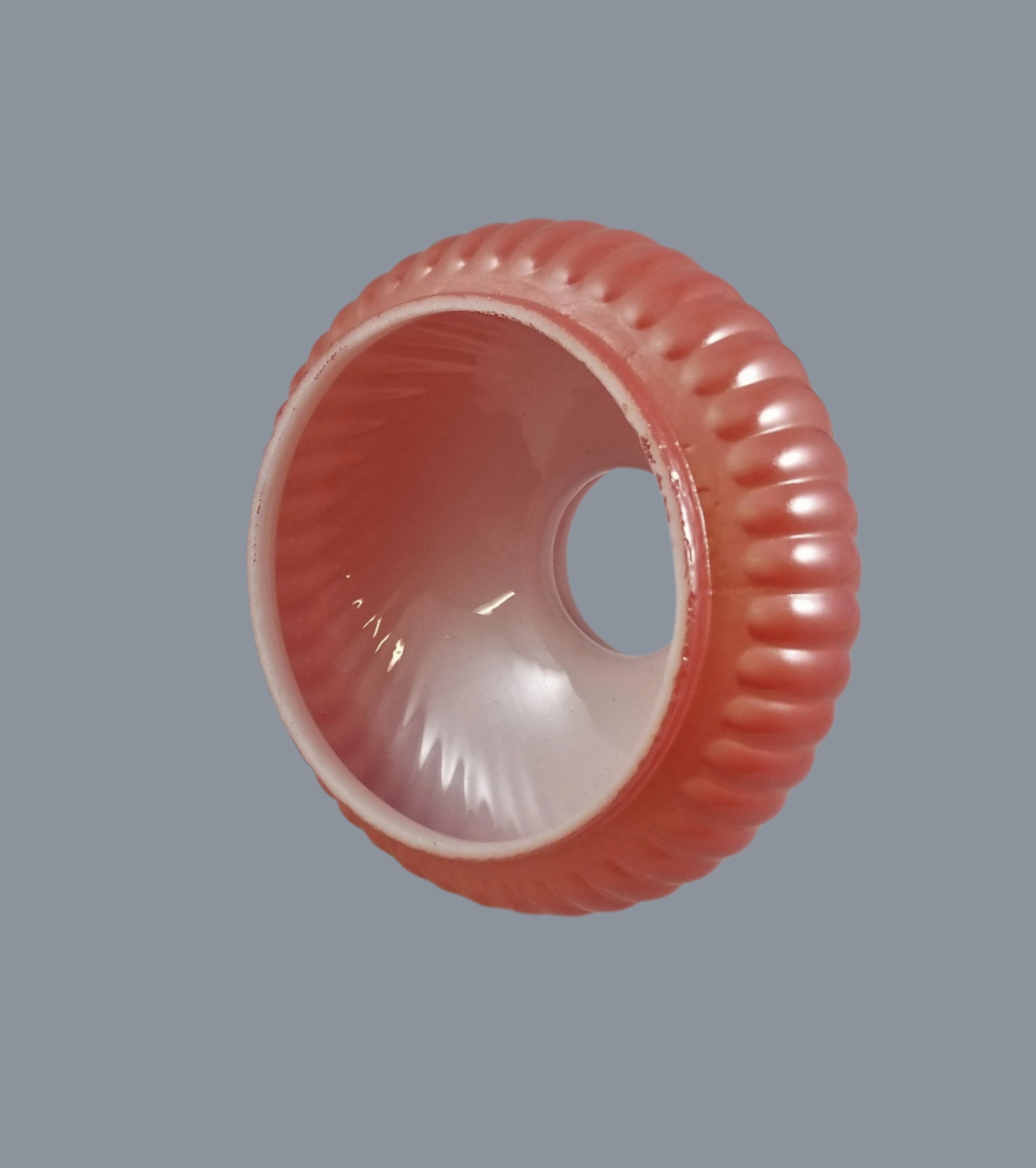 Dark Salmon Swirl Shade with a 4-5/8" Fitter