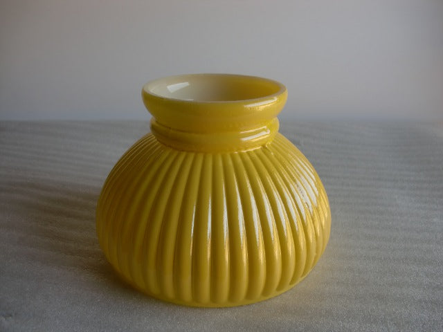 Lemon Yellow Ribbed Student Shade with 6" Fitter