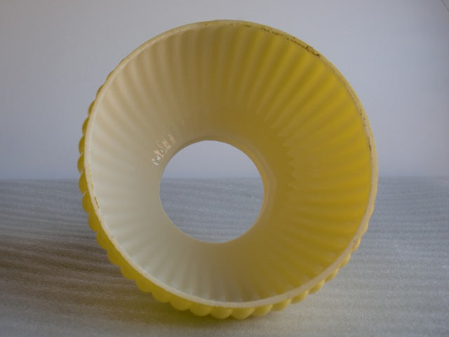 Lemon Yellow Ribbed Student Shade with 6" Fitter