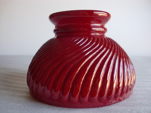 Red Swirled Student Shade with a 6" Fitter