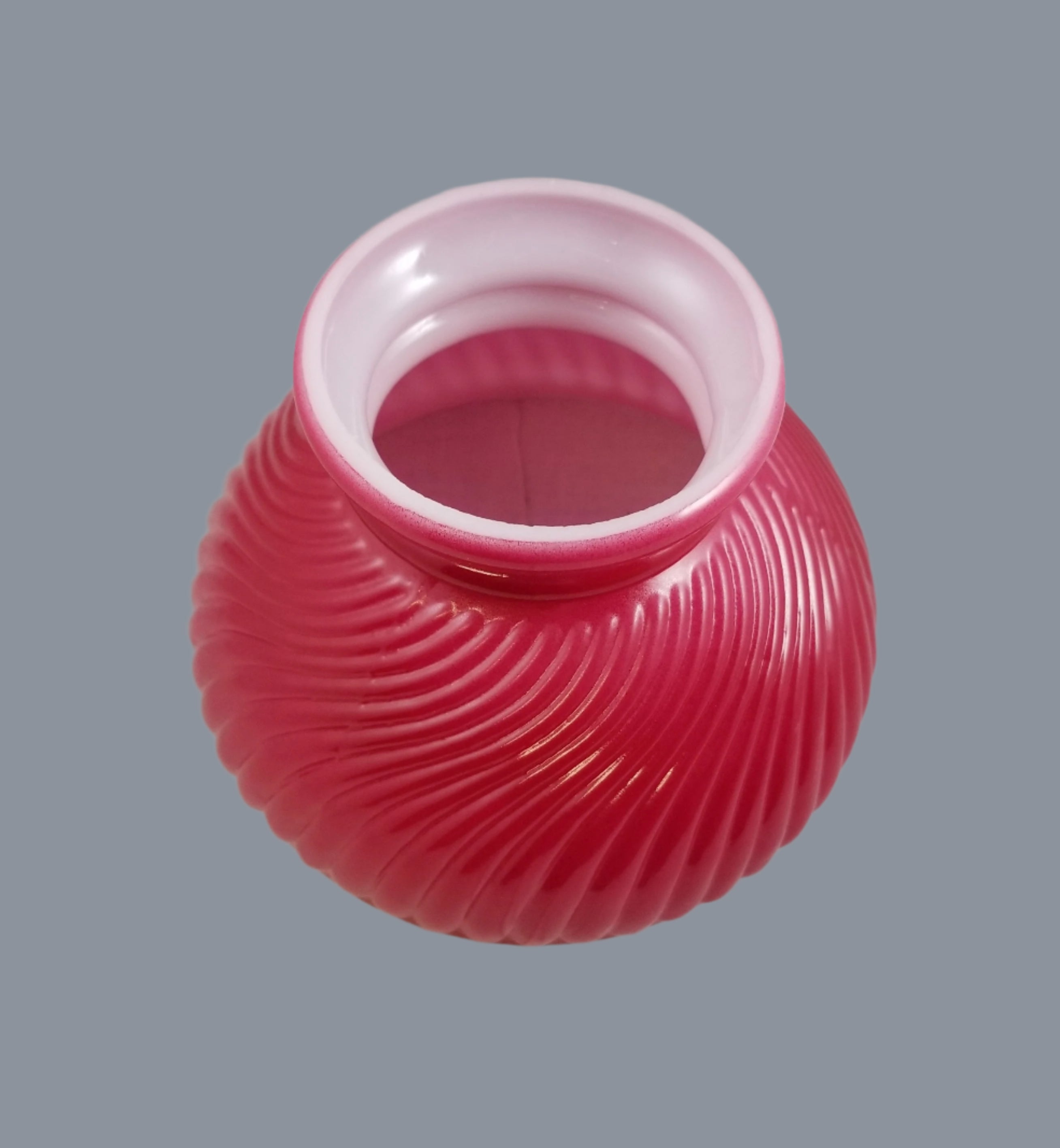 Light Red Swirled Student Shade with a 6" Fitter