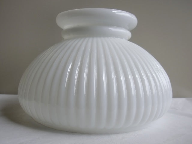 Opal Ribbed Student Shade with a 7" Fitter