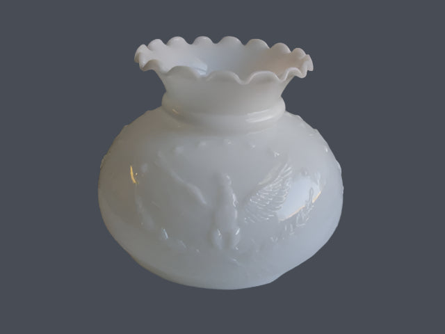 Patriotic Opal Eagle Student Shade with a Crimp Top
