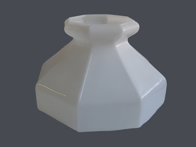 Opal Art Deco Panel Shade with a 7" Fitter