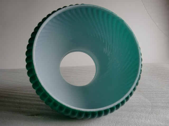 Emerald Green Swirl Student Shade w/ 7" Fitter