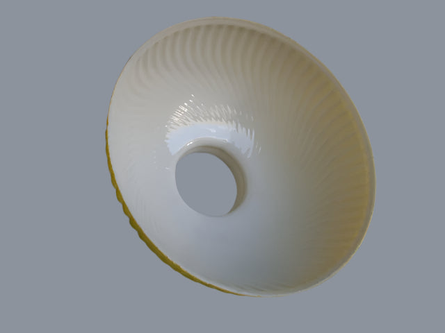 Lemon Yellow Swirl Student Shade with a 10" Fitter