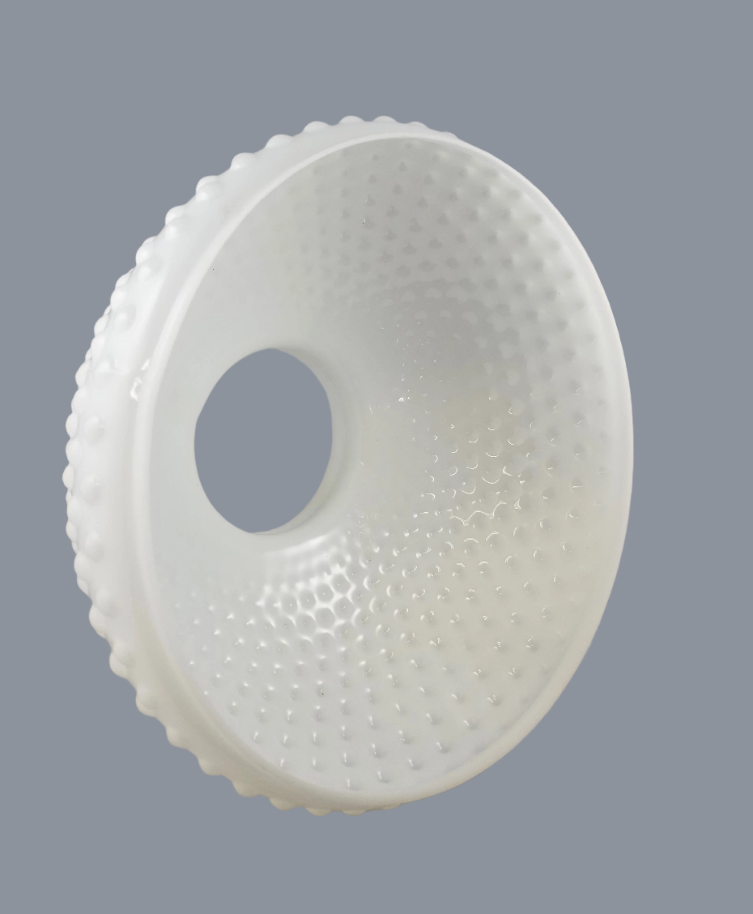 Opal Hobnail Student Shade with a Straight Top and a 10" Fitter