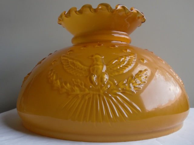 Patriotic Amber Eagle Student Shade with a Crimp Top
