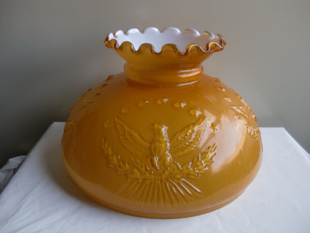 Patriotic Amber Eagle Student Shade with a Crimp Top